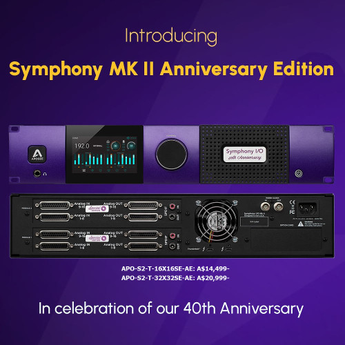 Apogee Symphony MKII 40th Anniversary
