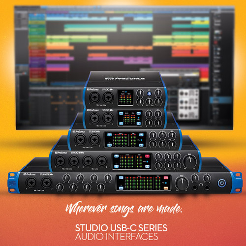 PreSonus announces USB-C series