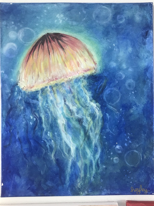 Glowing Jellyfish Painting Class