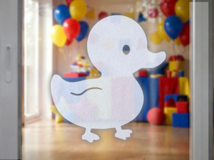 Barnyard Animal Window Clings Kids Party Favours Set of 6 Reusable