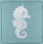 Under the Sea – Baby Seahorse Frosted Window Cling - Etched Glass Look