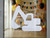 Set of 6 reusable frosted window clings for kids party favours