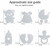 Baby Girl Window Clings Baby Shower Party Favours Reusable Set of 6