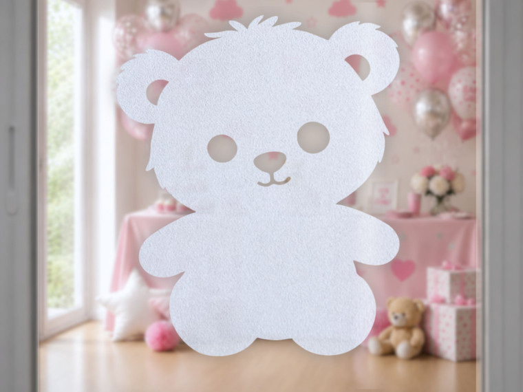 Baby Girl Window Clings Baby Shower Party Favours Reusable Set of 6