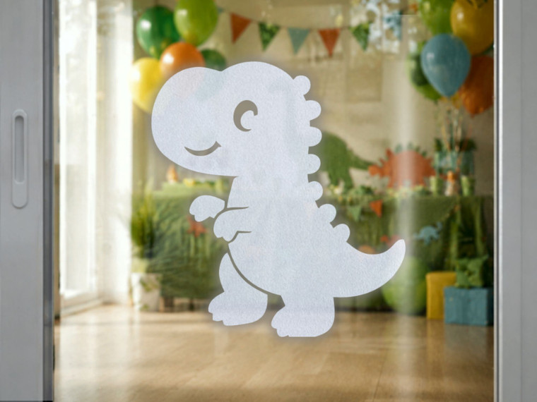 Cute Dinosaur Party Favours Window Clings – Reusable Kids Goodie Bag Fillers Set of 6