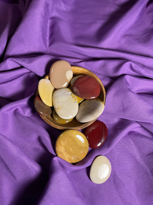 Mookaite Palm Stone