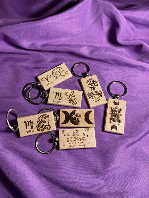 Keychain: Wood