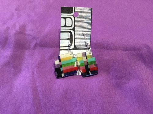 Earrings: TV Colors Earrings: TV Colors