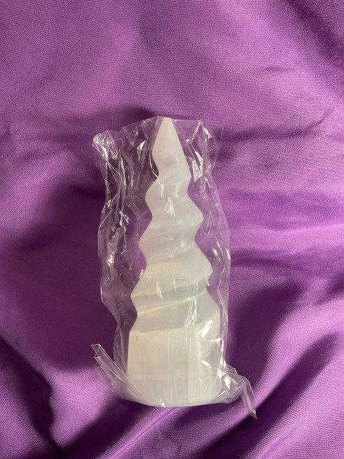 Selenite Spiral Point