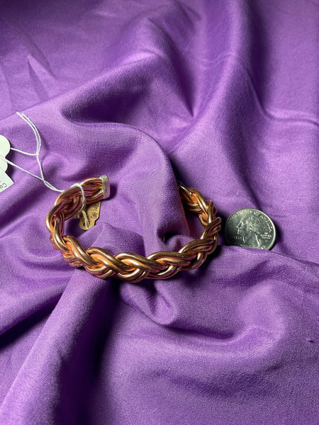 Copper 12G Weave Cuf