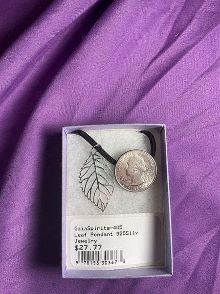 Pendant : Leaf 925 Silver