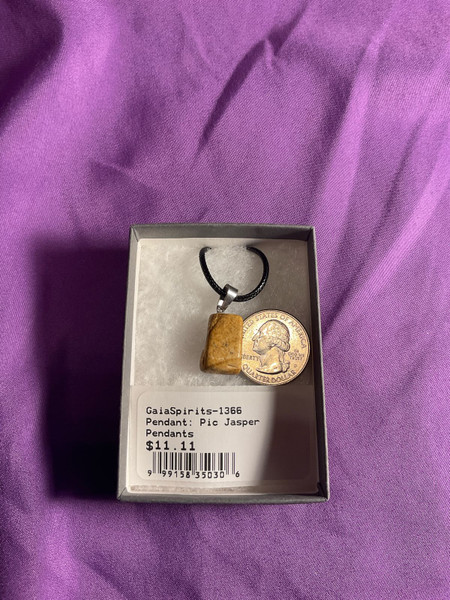 Jasper Picture Pendant