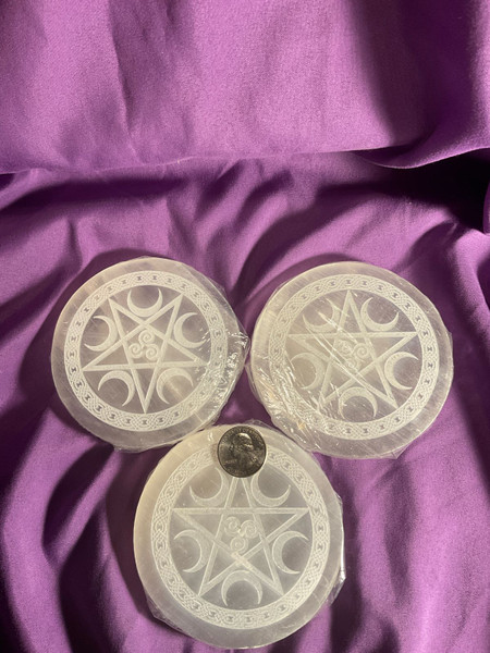Burner: Selenite Pentacle