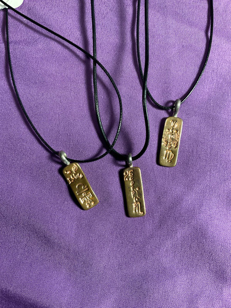 Copper Stamp Pendant