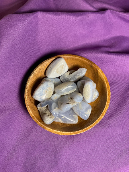 Agate Blue Lace Tumble