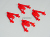 For Axial SCX10 Jeep Honcho METAL Shock Tower Brackets RED (4pcs)