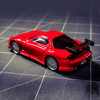 RC 1/76 Micro Car MAZDA RX7 w/ LED Lights -RED-