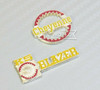 1/10 Metal 3D CHEVY BLAZER K5 Cheyenne Metal Logo Badge (2pcs) SILVER