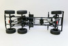 RC 1/10 Truck CHASSIS 6X6 For Defender 6x6 Metal Rolling Chassis