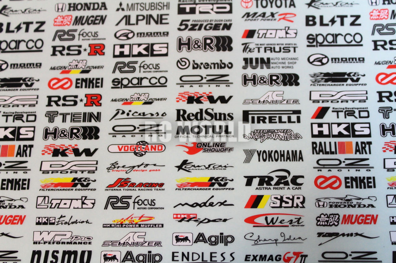 Adesivi Per Sponsor Di Auto RC In Scala 1:24-28 - Foto 7