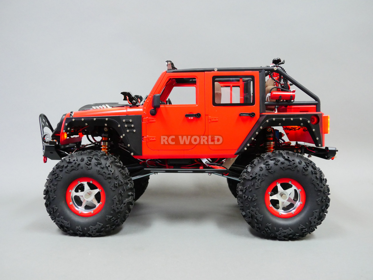 Custom Built 1/10 RC JEEP WRANGLER RUBICON 2-Speed Rock Crawler 8.4V *RTR*