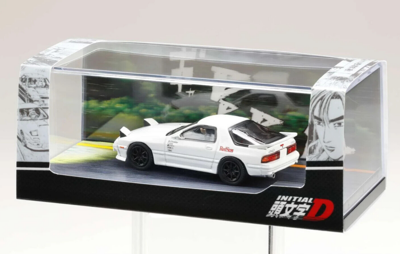 Hobby Japan 1/64 MAZDA RX-7 (FC3S) Initial D w/ Ryosuke Takahashi