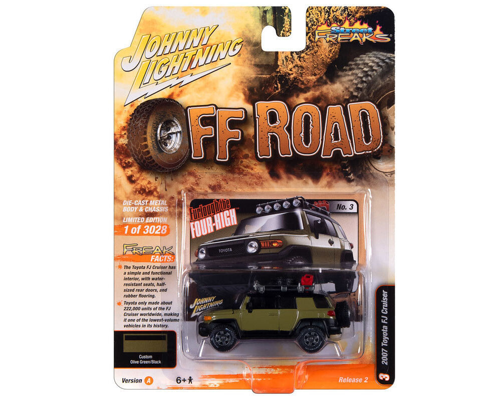 Johnny's - お取引専用 Johnny Lightning 1/64 Die Cast 2007 TOYOTA FJ CRUISER 4X4 -GREEN-