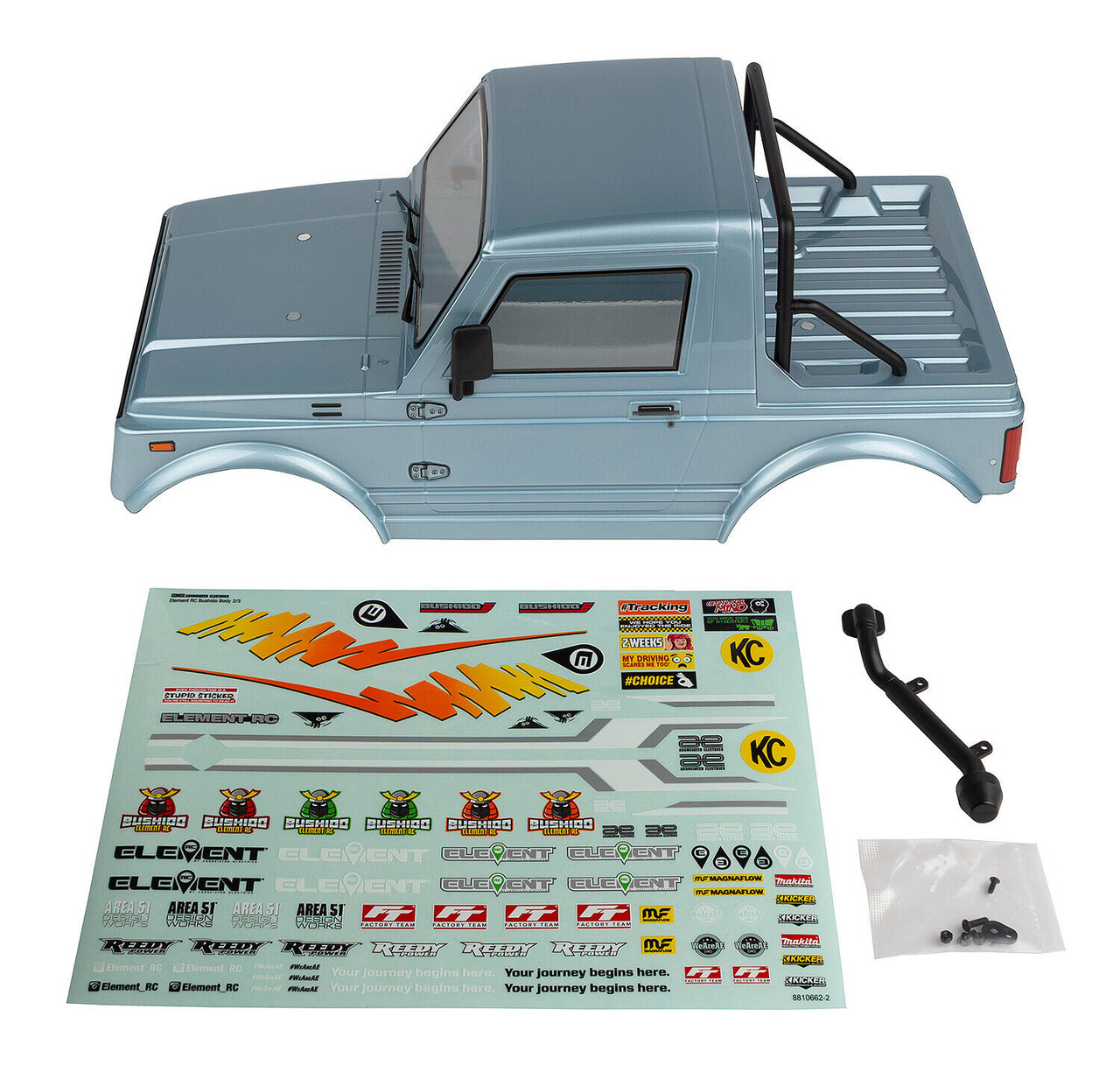 RC 1/10 Truck Body SUZUKI SAMURAI Pick Up Shell Enduro Bushido