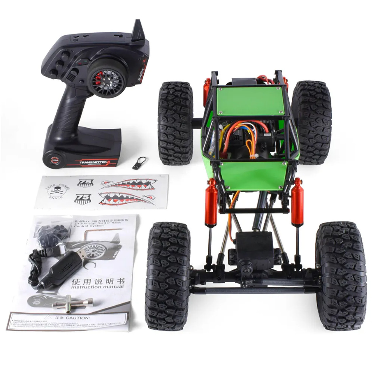 RC 1/10 ROCK BUGGY CRAWLER 4WD Tubular Frame -ASSEMBLED