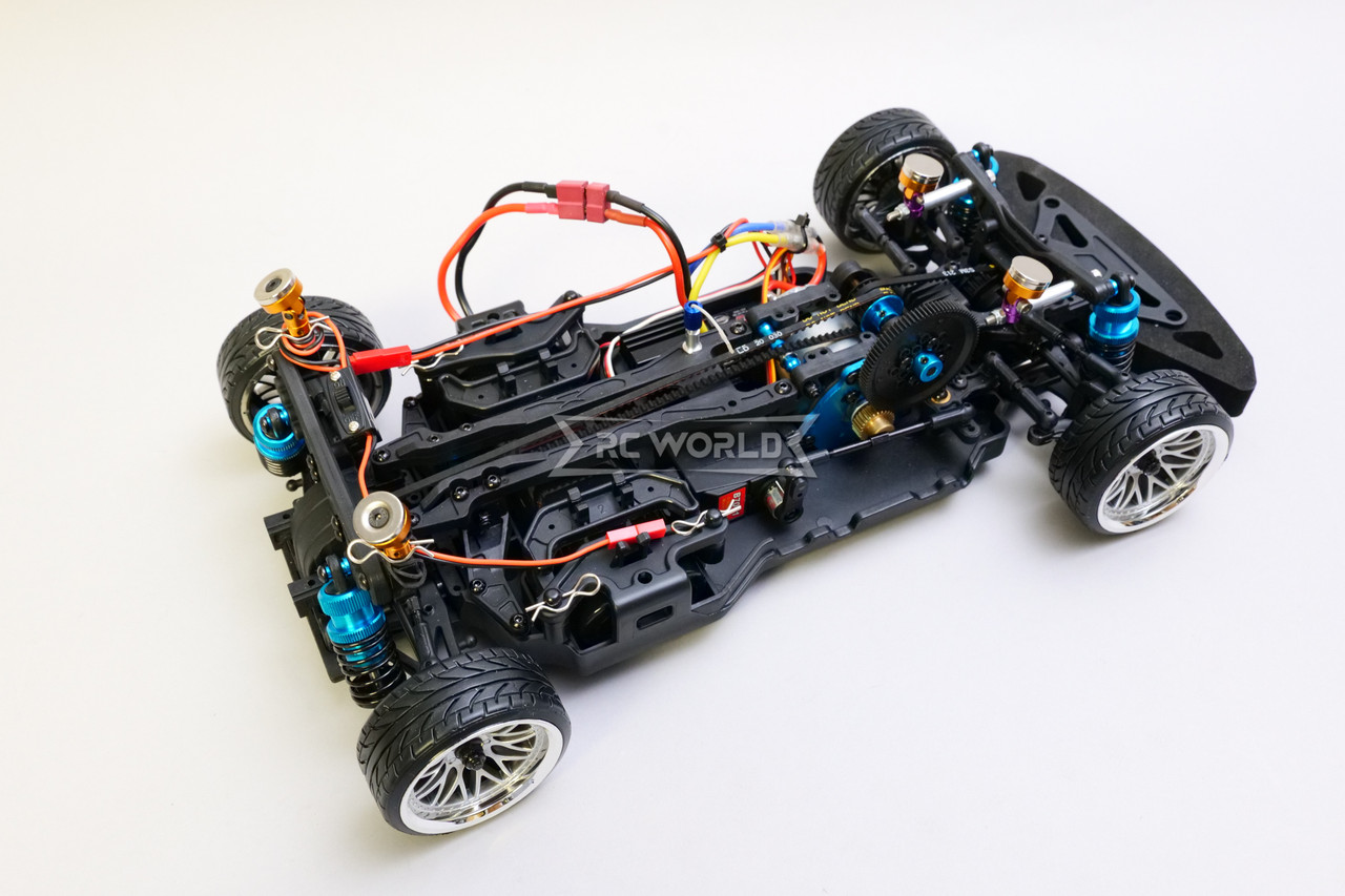 RC 1/10 Drift NISSAN 180SX Brushless w/ Pop Up Lights + Sounds