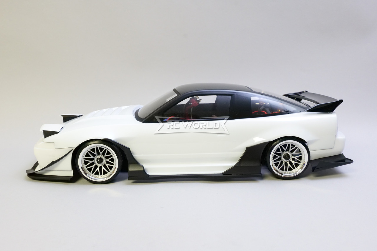 アディクション 180sx 1/10ボディ RC 1/10 Drift NISSAN 180SX Brushless w/ Pop Up Lights +