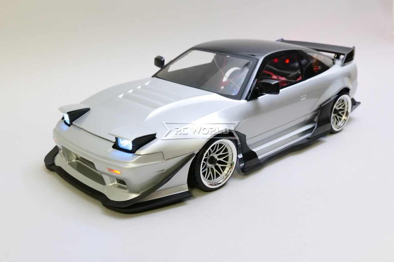 RC 1/10 Drift NISSAN 180SX Brushless w/ Pop Up Lights + Sounds