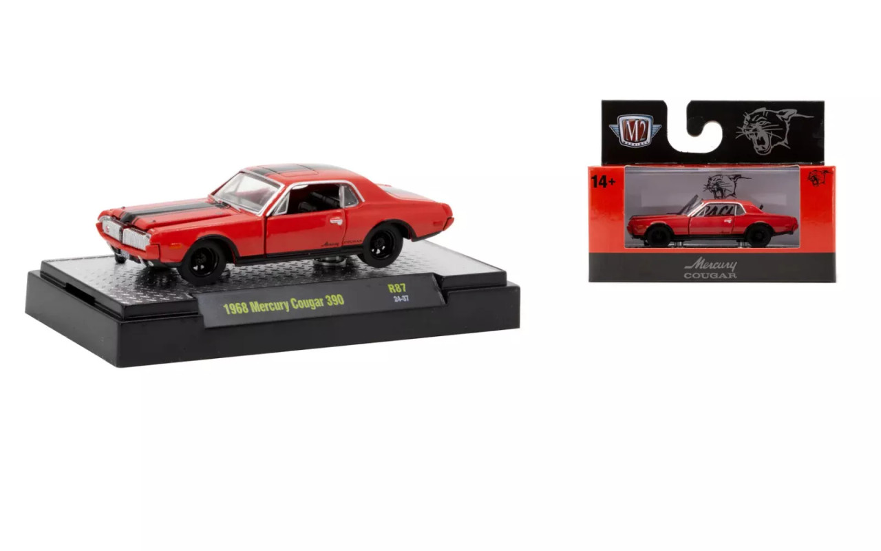 1/64 M2 Machines 1968 MERCURY COUGAR 390 -RED-