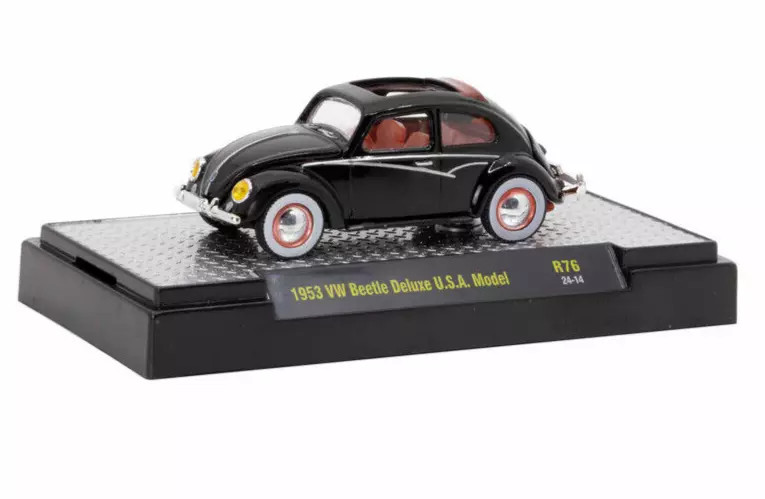 M2 Machines 1/64 1953 VOLKSWAGEN BEETLE USA -BLACK-