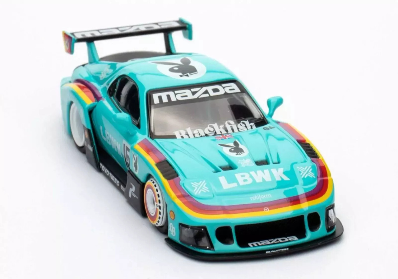1/64 MAZDA RX7 (FD3S) LB-SUPER SILHOUETTE Model Car *EXPO* -TEAL-
