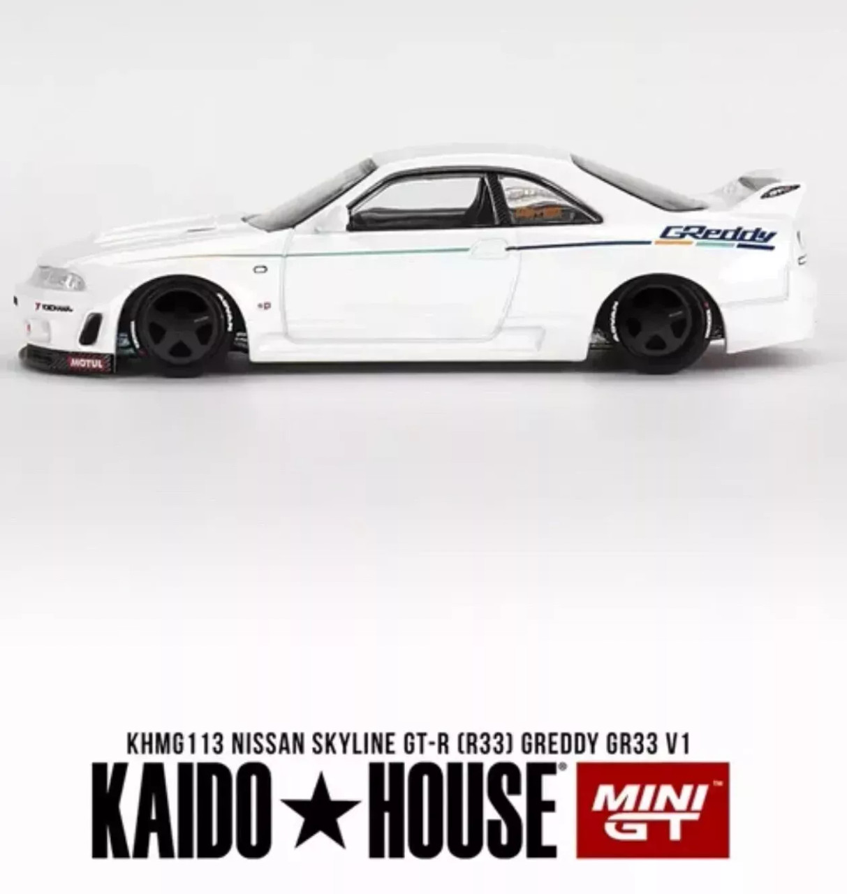 Mini GT KAIDO 1/64 NISSAN SKYLINE GT-R R33 Greedy Die Cast Model