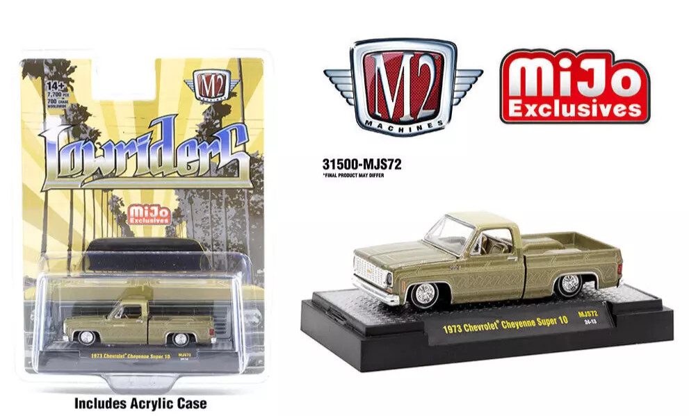1/64 M2 Machines 1973 CHEVY PICKUP TRUCK Low Rider