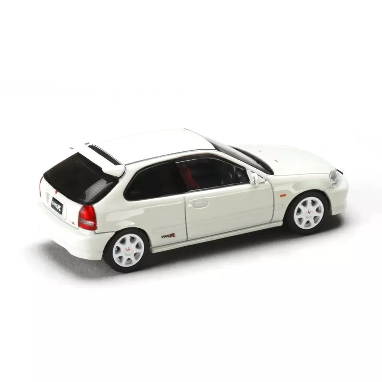 1/64 HJ JDM Honda CIVIC TYPE R EK9 Diecast Model Car -WHITE-