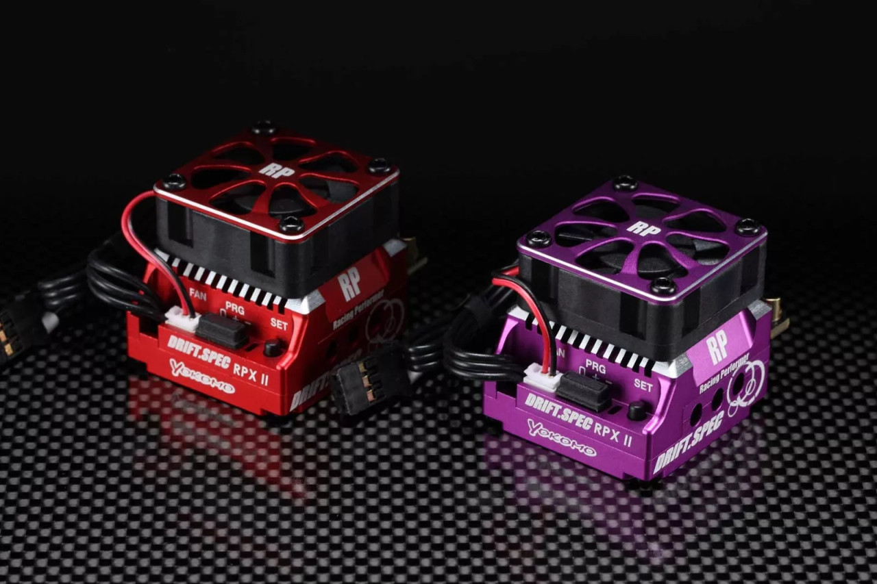 ヨコモRPX2レッド ESC Yokomo DRIFT Brushless ESC BL-RPX2 Competition Pro W/ FAN