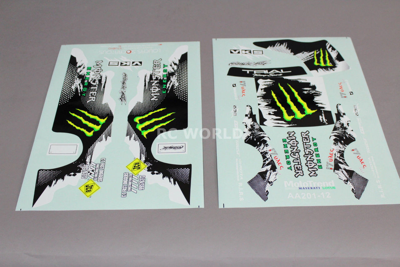 Vinyl Monster Energy Stickers Logo Decals Racing Car Motorcycle