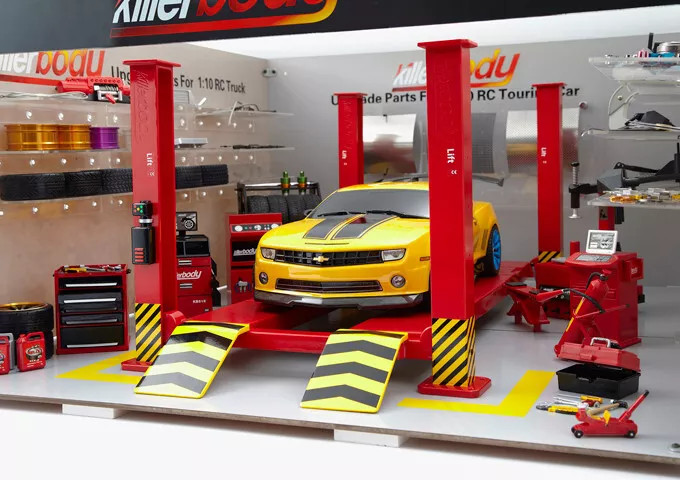 RC 1/10 Scale FLOOR JACK Scale Garage Model Kit #48545