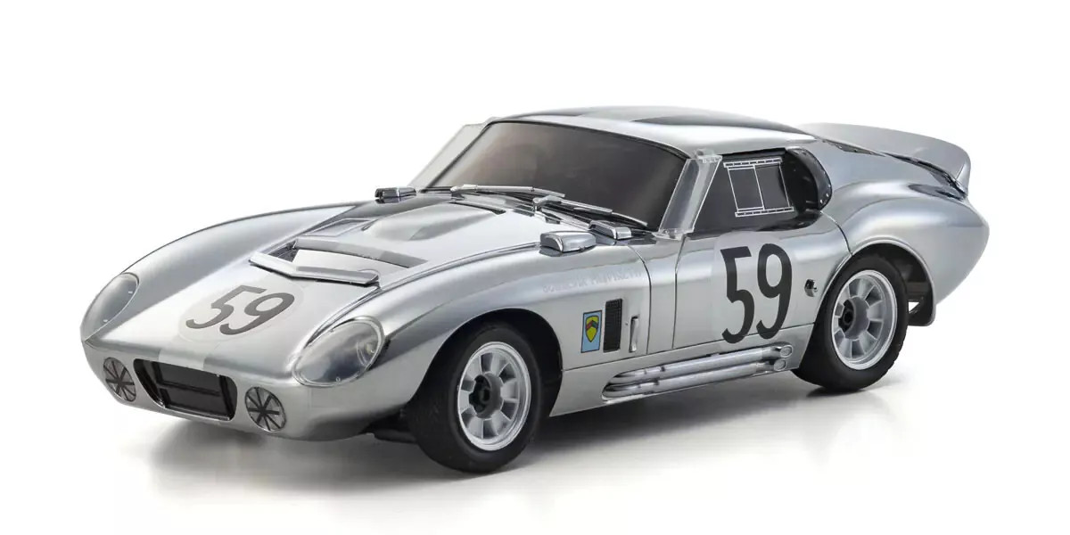 Kyosho 1/28 First SHELBY COBRA DAYTONA -RTR- CHROME-