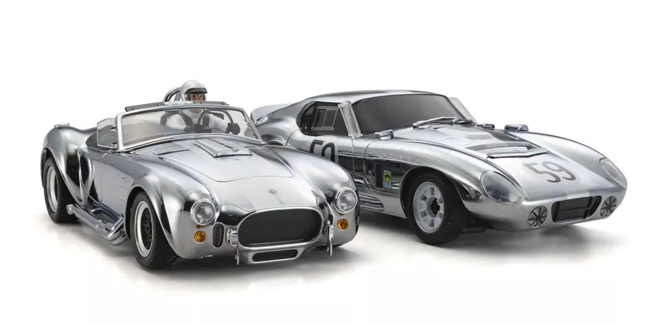 Kyosho 1/28 First SHELBY COBRA 427 -RTR- CHROME-