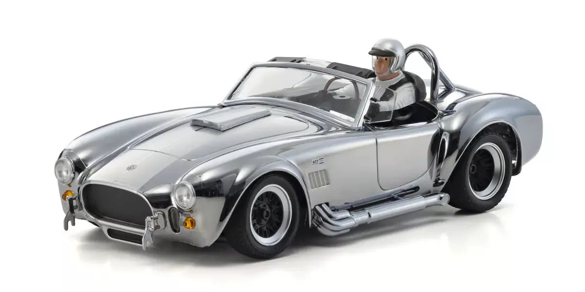 Kyosho 1/28 First SHELBY COBRA 427 -RTR- CHROME-