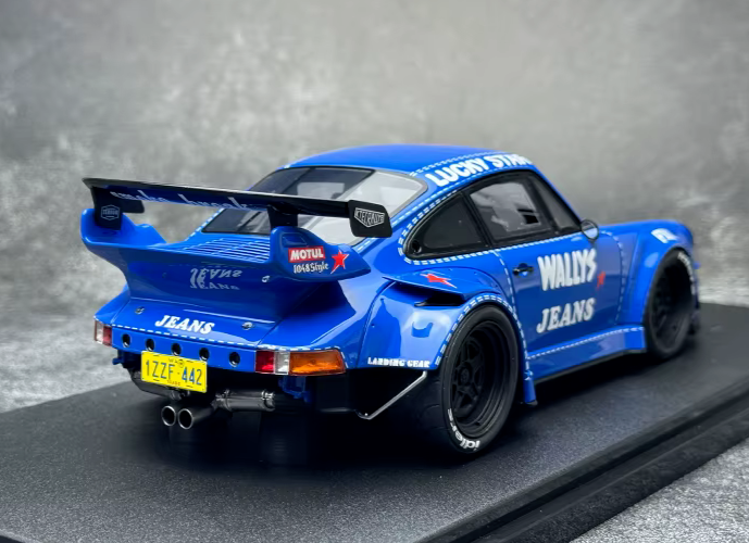 1/18 PORSCHE 930 TURBO RWB Osho Arrow Model Car -BLUE-