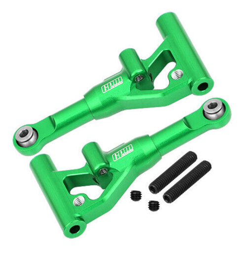 Aluminium Front Lower Suspension Mount Für Traxxas 4-Tec 2.0 / 3.0 – 1 Set, Grün, Mit Schrauben