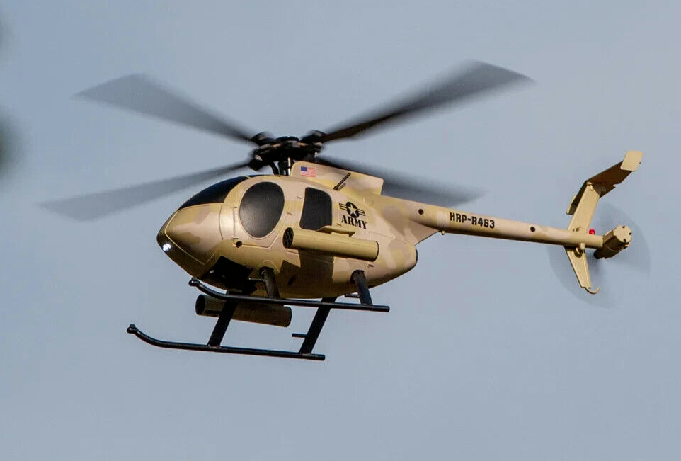 Hero Copter RC Helicopter HUGHES 500 CANOPY BODY SHELL -MARINES