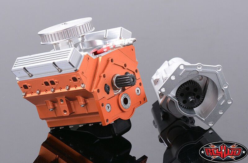 RC4WD 1/10 Scale METAL V8 ENGINE TF2 #Z-S1043