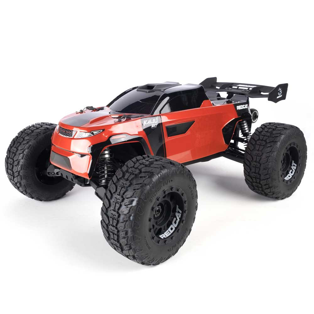 週刊MONSTER TRUCK 4WD Redcat 1/8 Brushless KAIJU EXT 6s Monster Truck 4X4 -RTR- *RED*