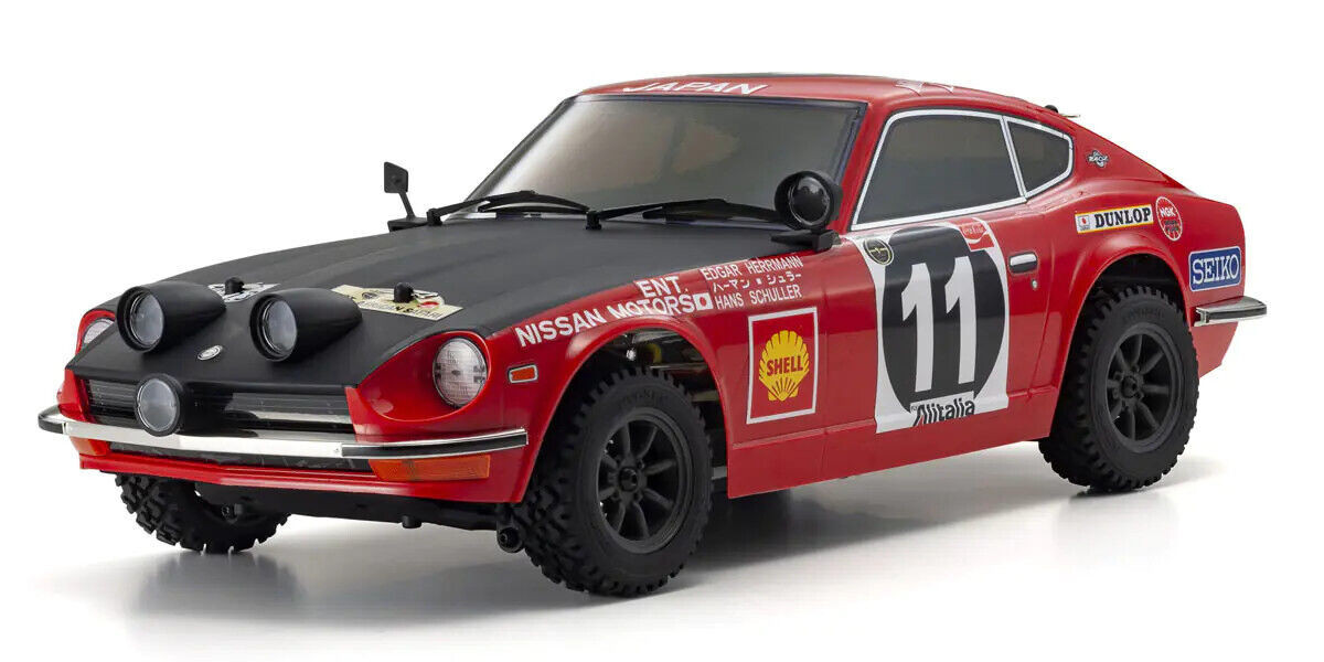 Kyosho Fazer RC Car 1971 DATSUN 240Z Rally AWD-RTR- w/ BATTERY +